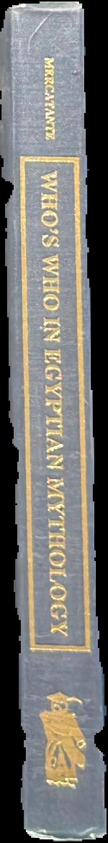Who's who in Egyptian mythology live spine