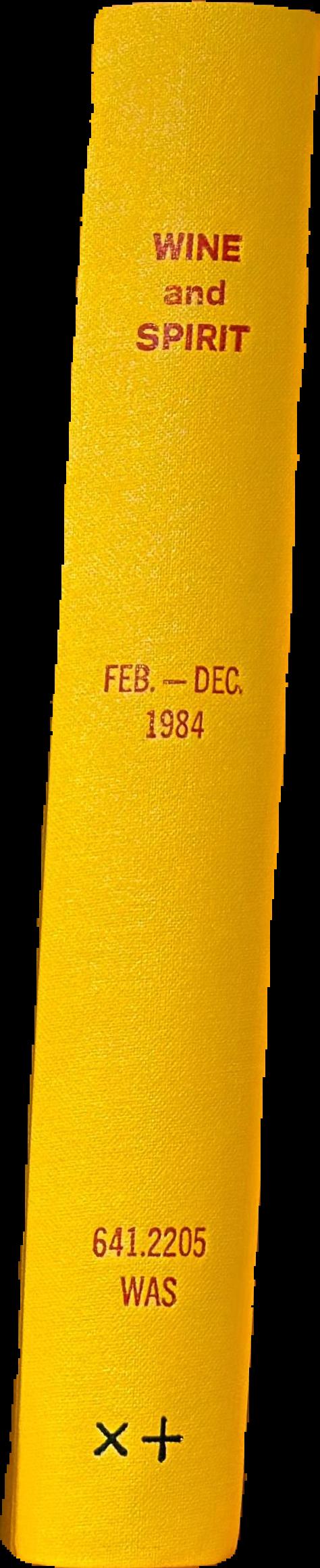A concise encyclopaedia of gastronomy. Section VIII. Wine, beer, cider, spirits, liqueurs, cocktails, cups, mixed drinks, soft drinks, and mineral waters / compiled by André L. Simon live spine