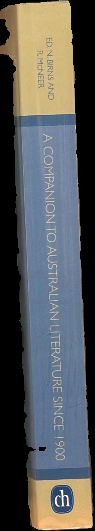 The Oxford companion to Australian literature live spine