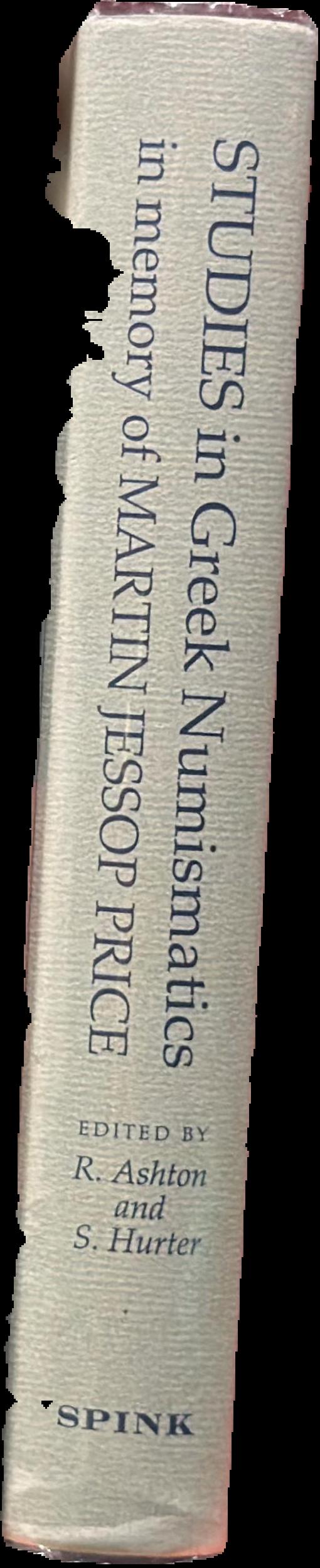 Studies in Greek numismatics in memory of Martin Jessop Price live spine