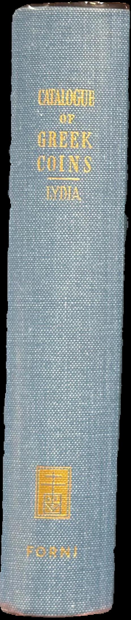 Catalogue of the Greek coins of Lydia live spine