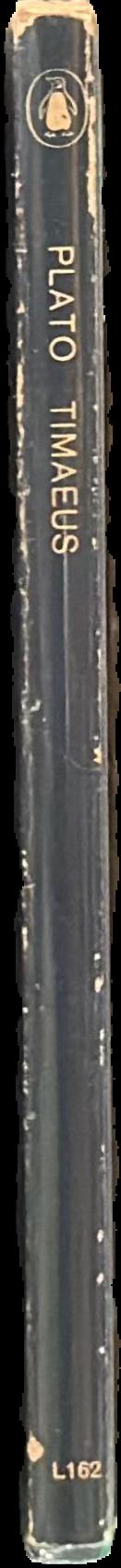 Timaeus / Plato ; translated with an introduction by H. D. P. Lee live spine