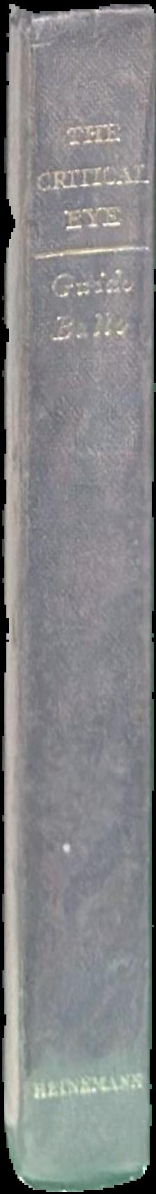 A critic writes : essays by Reyner Banham live spine
