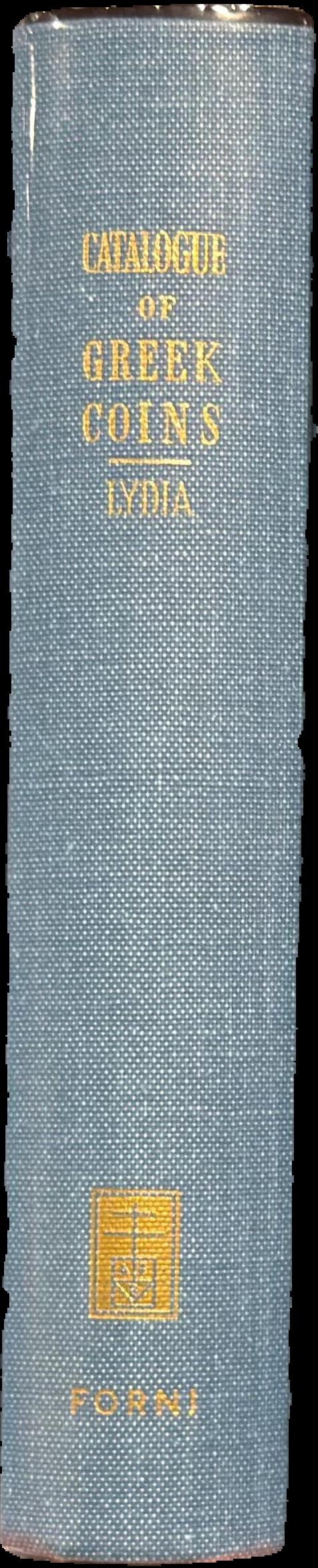 Catalogue of the Greek coins of Lydia live spine