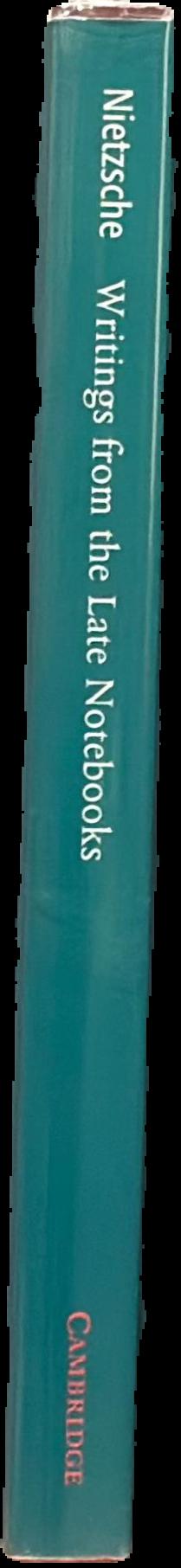 Writings from the late notebooks live spine