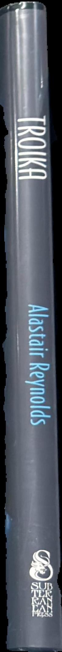 Troika / Alastair Reynolds live spine
