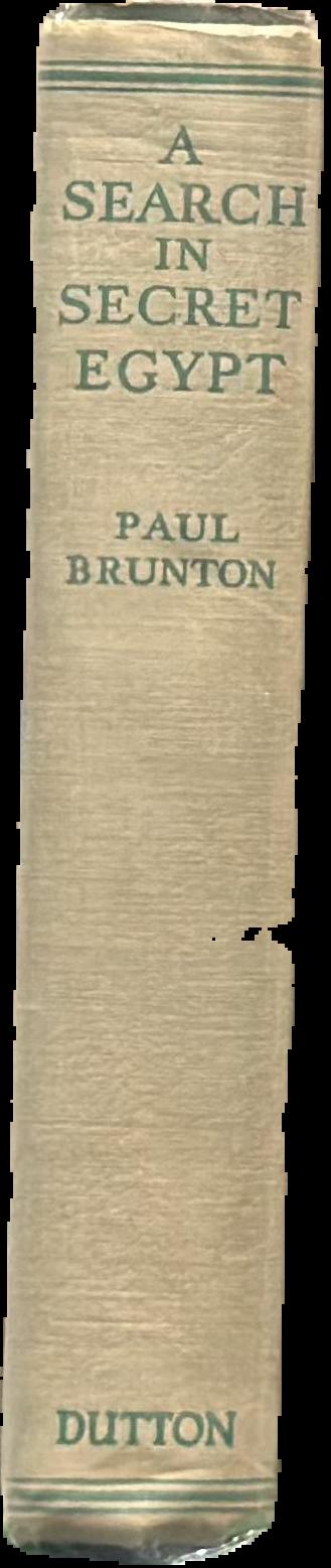 A search in secret Egypt live spine