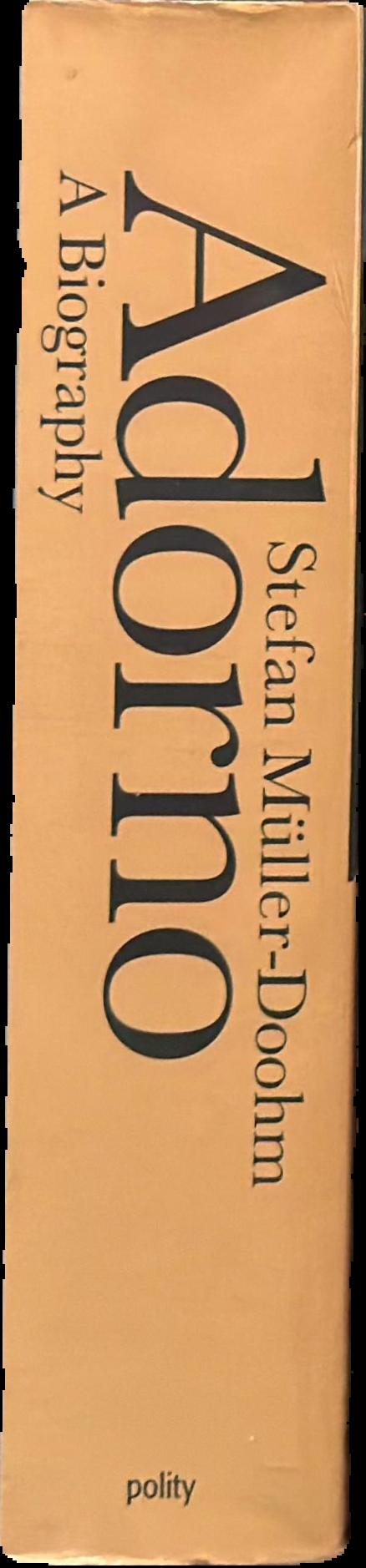 Adorno : a biography live spine