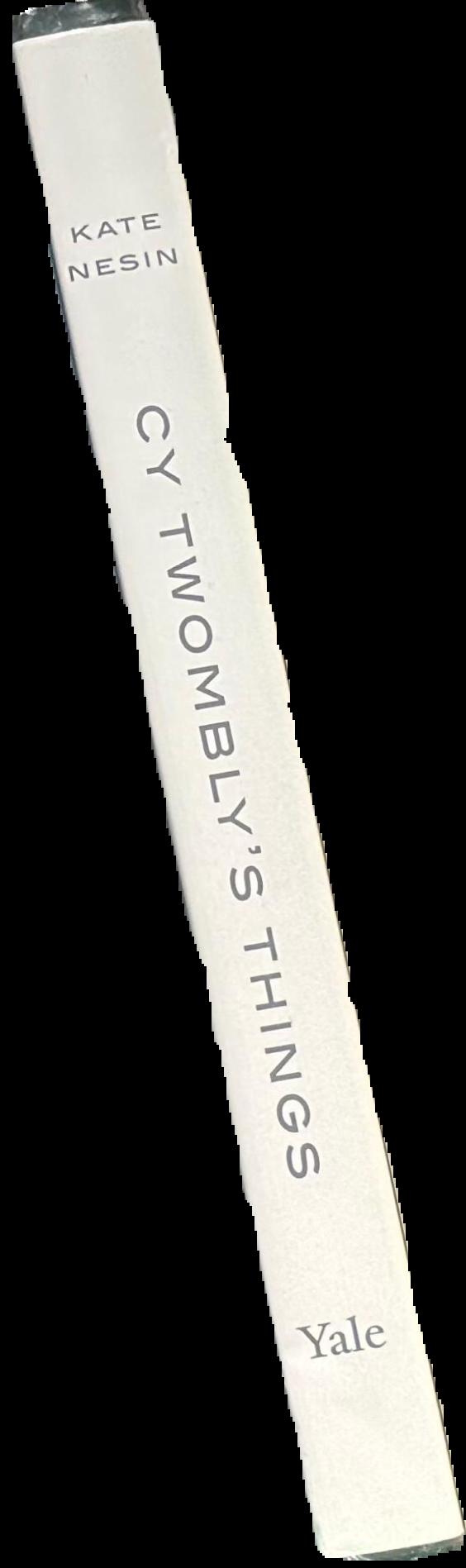 Cy Twombly's things live spine