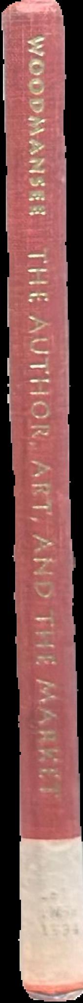The author, art, and the market : rereading the history of aesthetics live spine