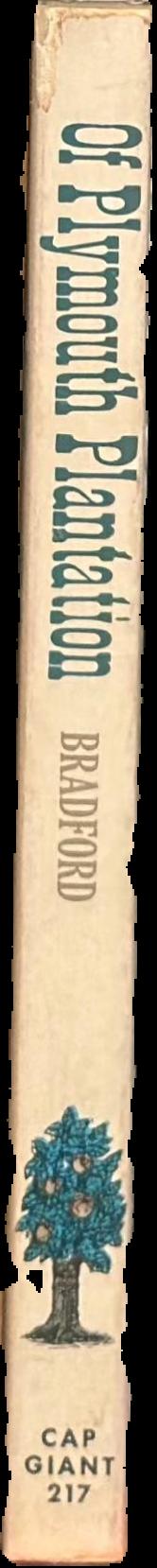 Of Plymouth Plantation live spine