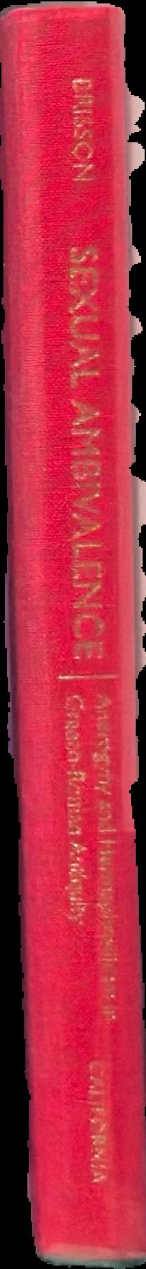 Sexual ambivalence : androgyny and hermaphroditism in Graeco-Roman antiquity live spine