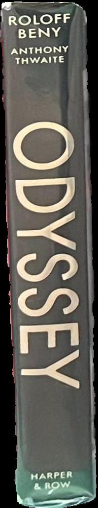 Odyssey : mirror of the Mediterranean / photographed and designed by Roloff Beny ; text and anthology by Anthony Thwaite live spine
