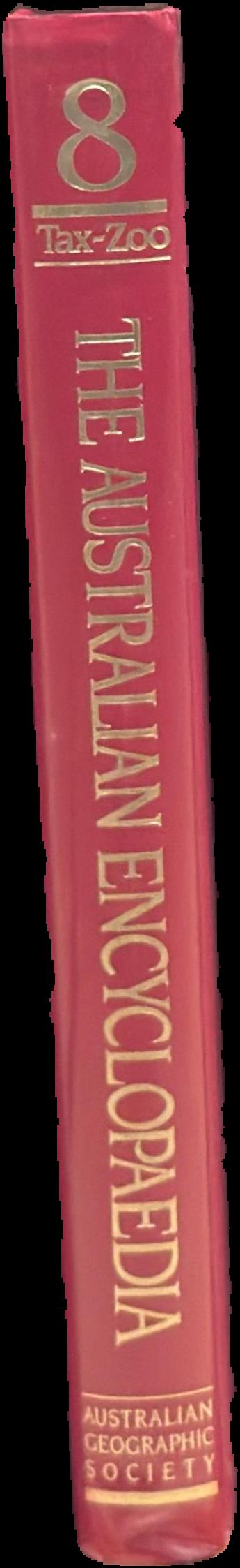 The Australian encyclopaedia : volume seven : Pri-Tat live spine
