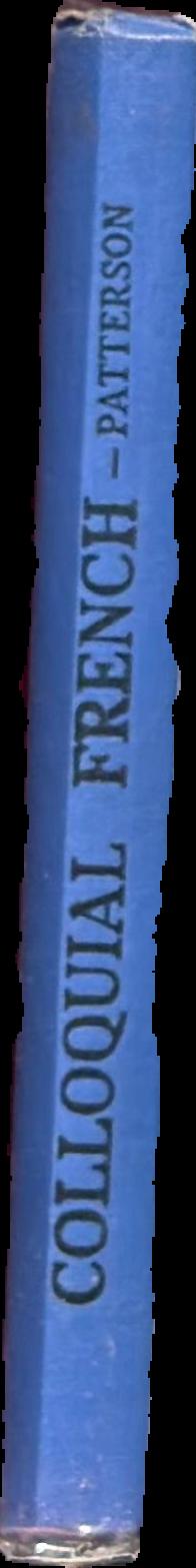 Colloquial French live spine