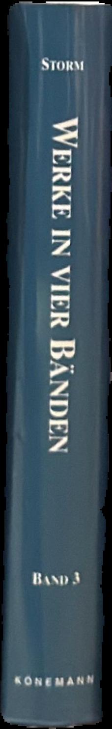 Werke in vier banden : band 3 live spine