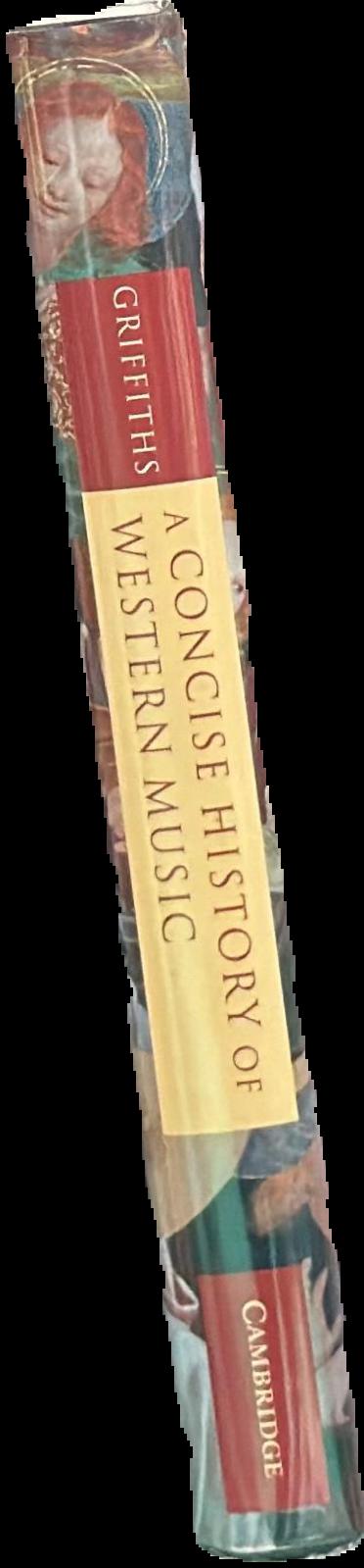 A concise history of western music live spine