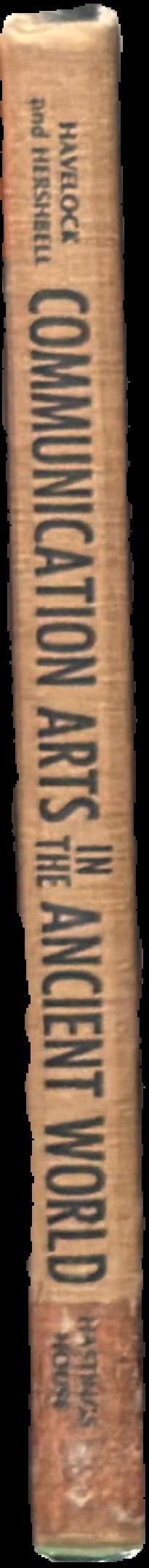 Communication arts in the ancient world live spine
