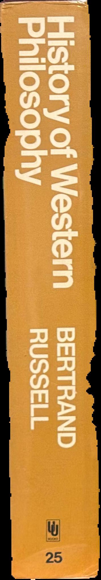 A history of Western philosophy / Bertrand Russell live spine