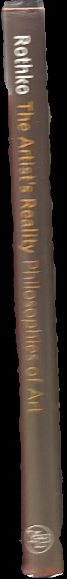The artist's reality : philosophies of art live spine