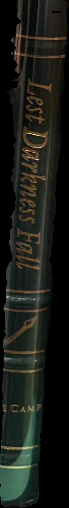 Lest darkness fall / by L. Sprague de Camp ; introduction by Isaac ASimov ; illustrations by Pat Morrisey live spine
