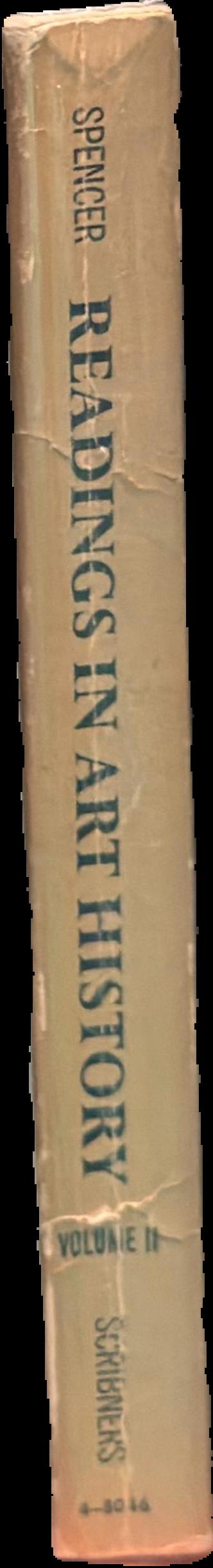 Readings in art history : volume II : the Renaissance to the present live spine