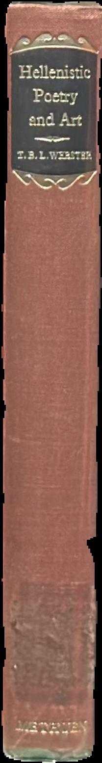 Hellenistic poetry and art live spine