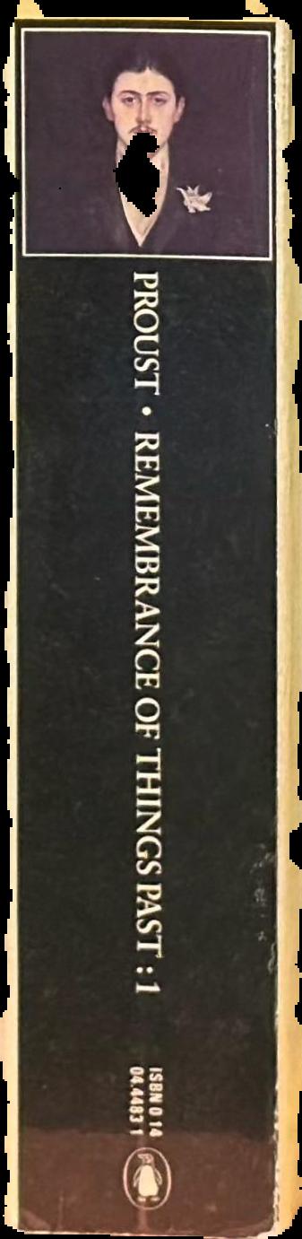 Remembrance of things past : volume one : Swann's way : within a budding grove / Marcel Proust ; translated by C. K. Scott Moncrieff and Terence Kilmartin live spine