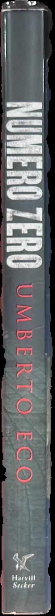 Numero zero live spine