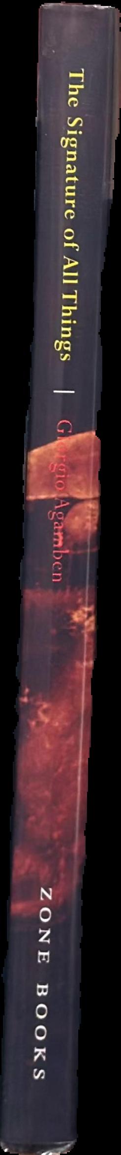 The signature of all things : on method live spine