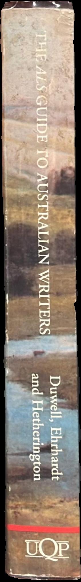 The ALS guide to Australian writers : a bibliography 1963-1995 live spine