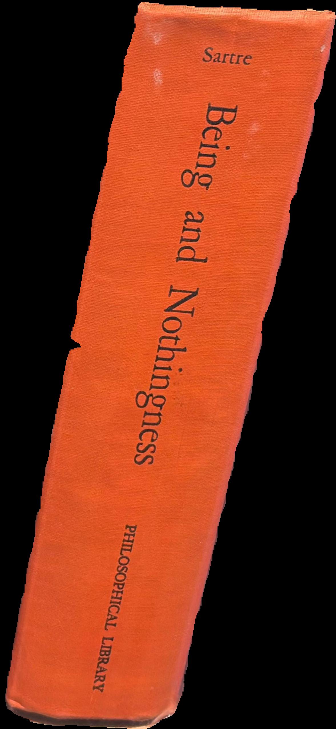 Being and nothingness : an essay on phenomenological ontology live spine
