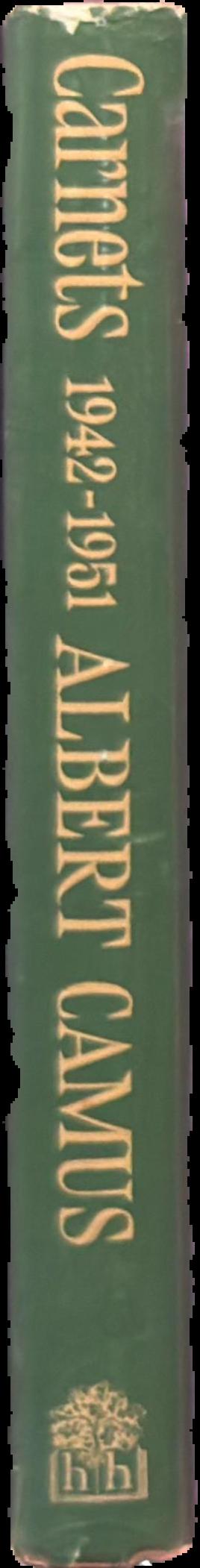 Carnets 1942-1951 live spine