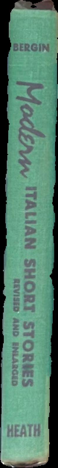 Modern Italian short stories live spine