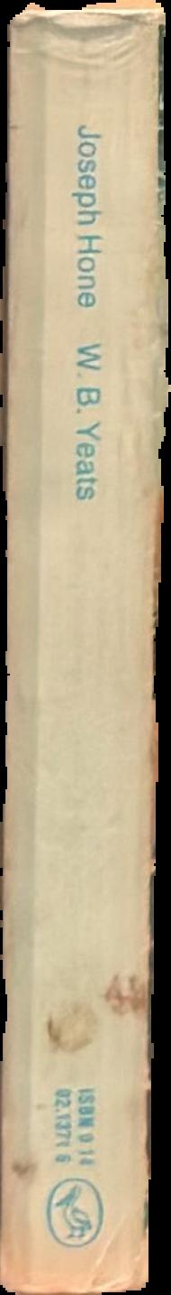 W. B. Yeats 1865-1939 live spine