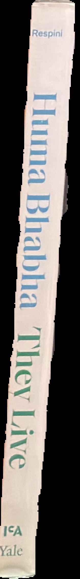 Huma Bhabha : they live / edited by Eva Respini ; contributions by Carter E. Foster [and 4 others] ; conversation between Huma Bhabha and Sterling Ruby live spine