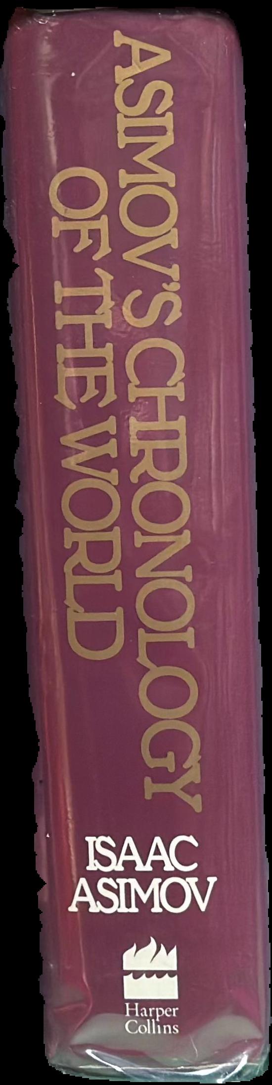 Asimov's chronology of the world live spine