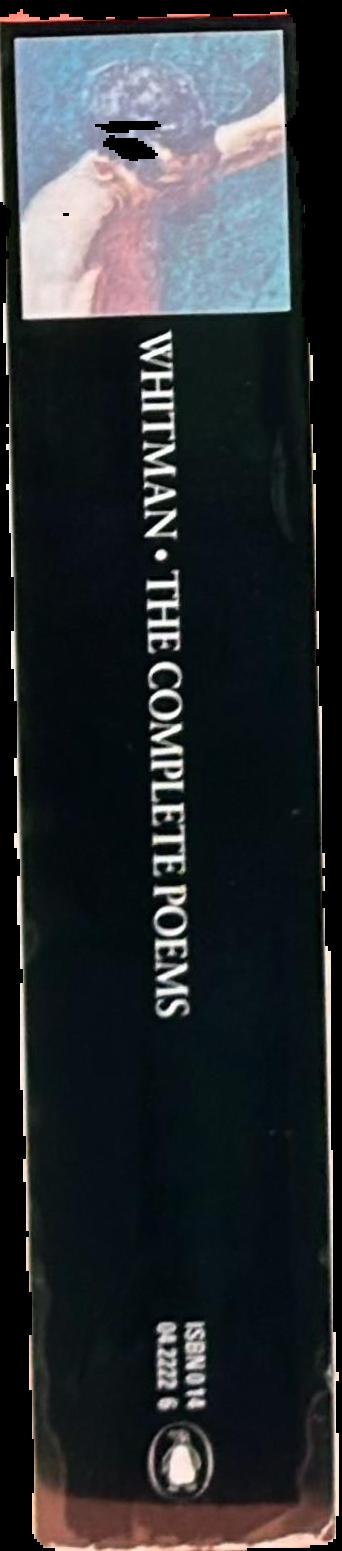 Walt Whitman : the complete poems / edited by Francis Murphy live spine