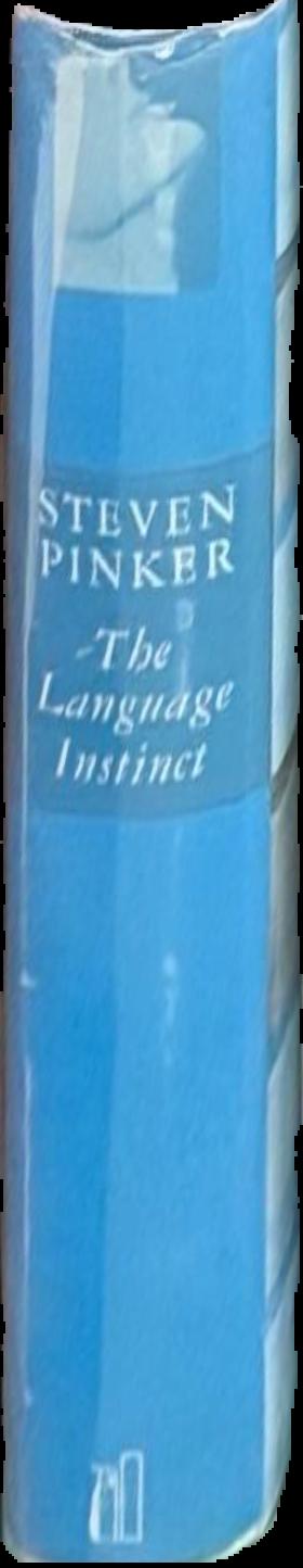 The language instinct : the new science of language and mind live spine