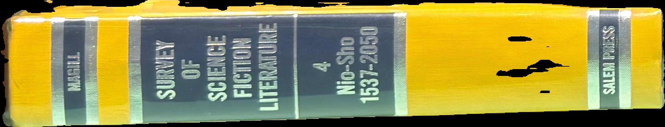 Survey of science fiction literature : volume four : nio-sho / edited by Frank N. Magill live spine