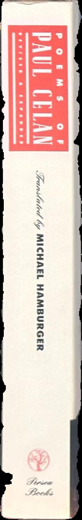 Poems of Paul Celan / translated with an introduction and postscript, by Michael Hamburger live spine