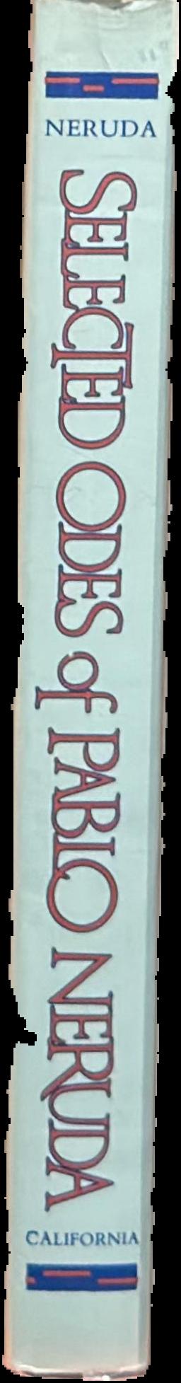 Selected odes of Pablo Neruda live spine