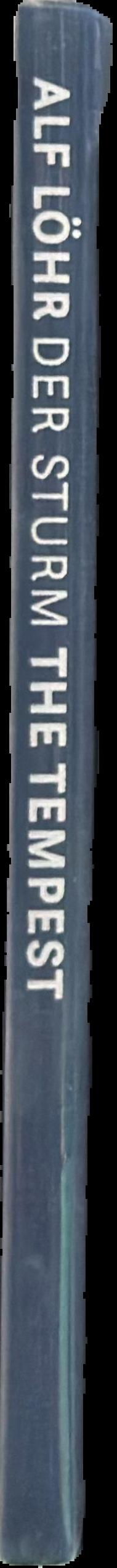 Alf Löhr : der sturm = the tempest live spine
