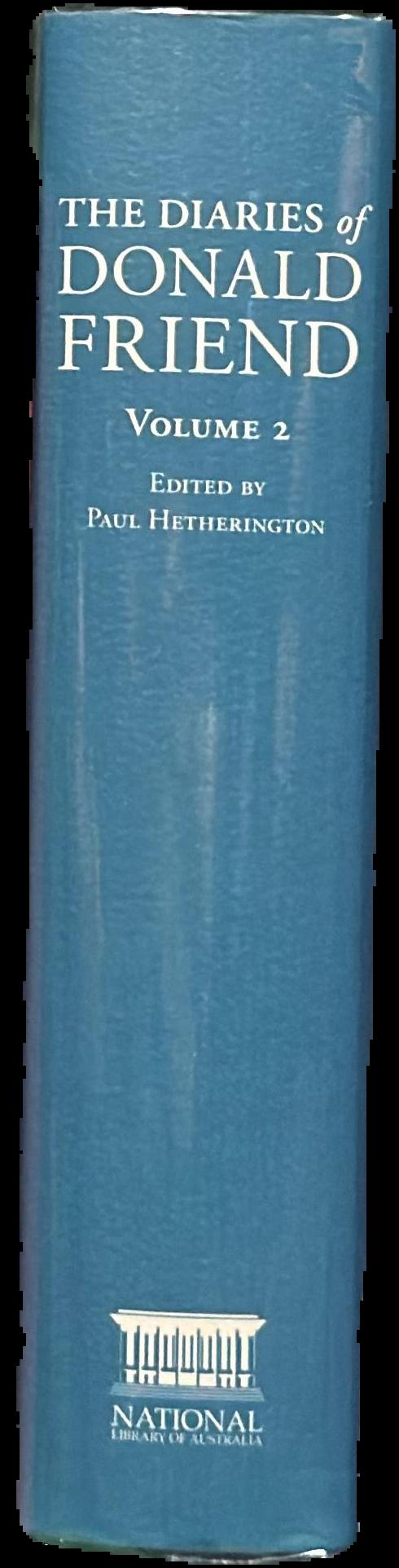 The diaries of Donald Friend : volume 2 live spine