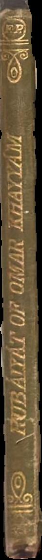 The Rubaiyat of Omar Khayyam / rendered into English verse by Edward J. Fitzgerald ; with drawings by Edmund J. Sullivan live spine