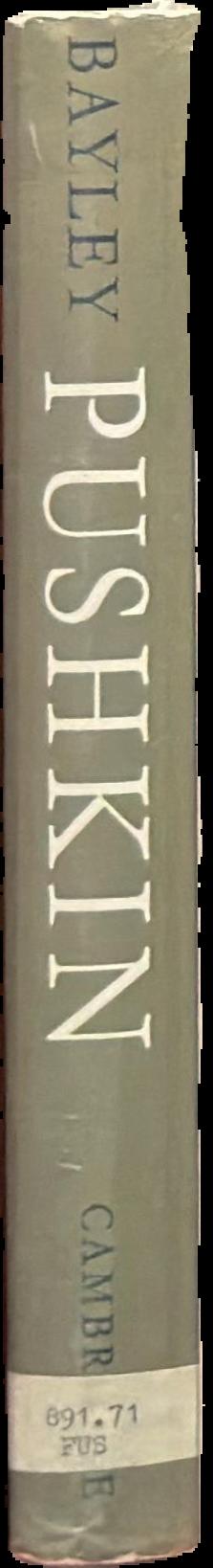 Pushkin : a comparative commentary live spine