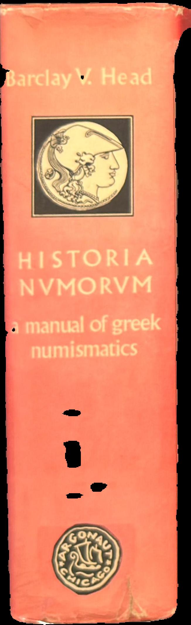 Historia Numorum : a manual of Greek numismatics live spine