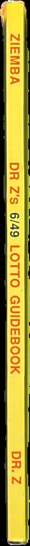 Dr Z's 6/49 lotto guidebook live spine