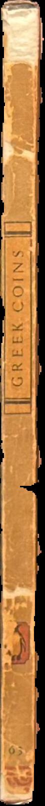 Greek Coins : and their values live spine