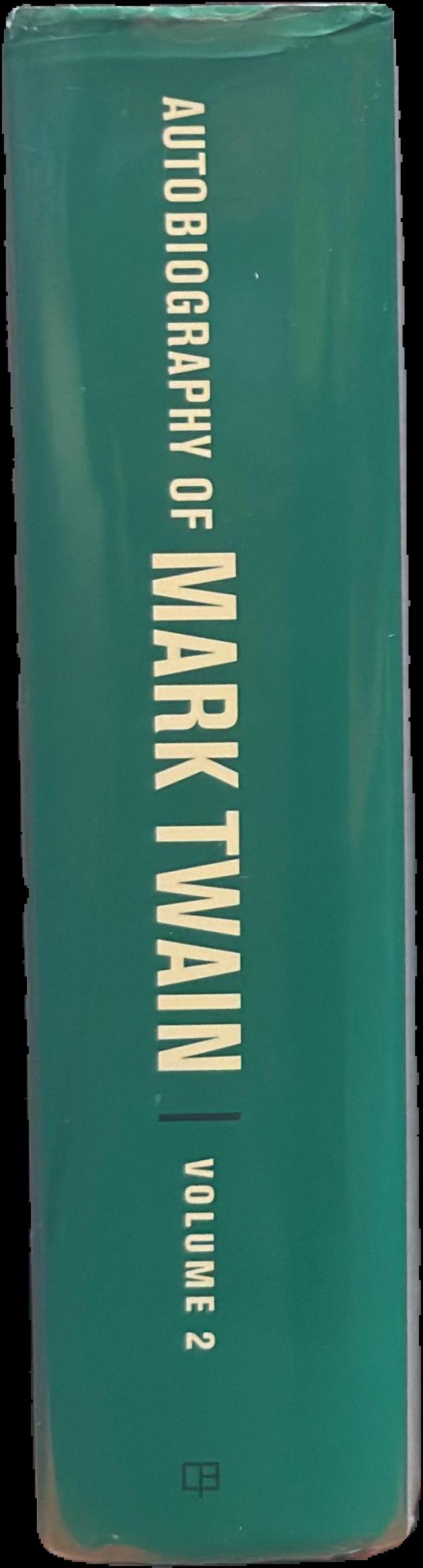 Autobiography of Mark Twain : volume 2 live spine